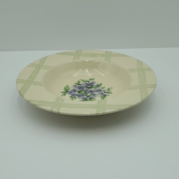 Pfaltzgraff Garden Party Rim Soup Bowls Garden Impressions Rimmed Pasta Bowls - Picture 4 of 6